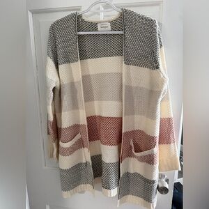 Bohme Long Knit Women’s Cardigan Size S Pockets